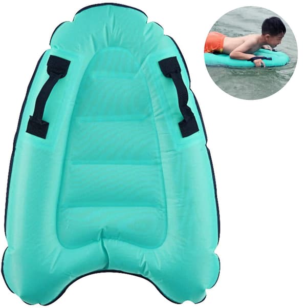 Inflatable Surfboard for Kids and Adults, Portable Surfboard with Handle, Swim Board, Foldable Floating Summer Board