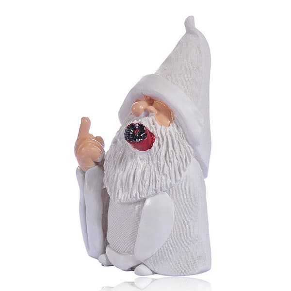 Creative Smoker White Beard Gnome Elder Garden Decoration Ornament