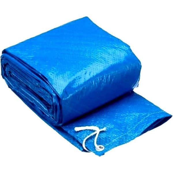 Protective cover for rectangular tubular pool, bubble cover for tubular pools - Blue (220X150CM)