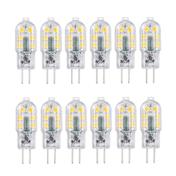 Tomshine G4 LED-lampor 12-pack varmvitt