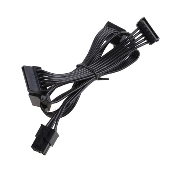 6-ben til 4 SATA harddiskstrøm til RM550x RM650x RM750x RM850x RM1000x
