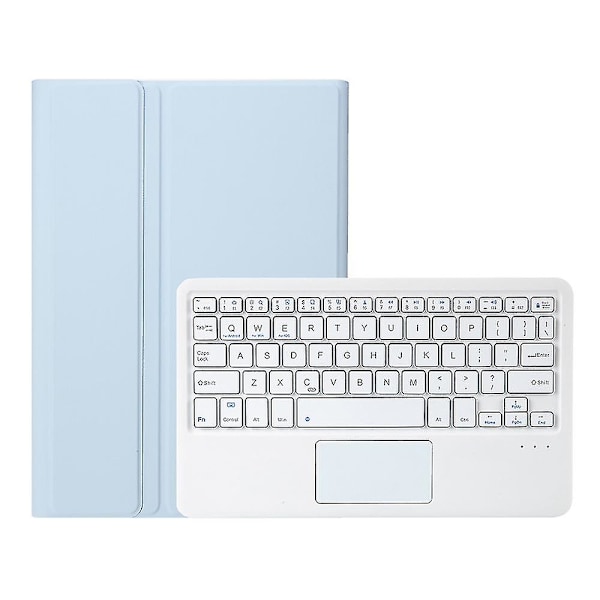 Tastatur + Deksel for Samsung Galaxy Tab S6 Lite White Ice