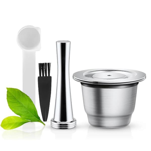 Gjenbrukbare Nespresso Kapsler Rustfritt Stål Påfyllbare Kaffekapsler Kompatible for Nespresso Maskin db