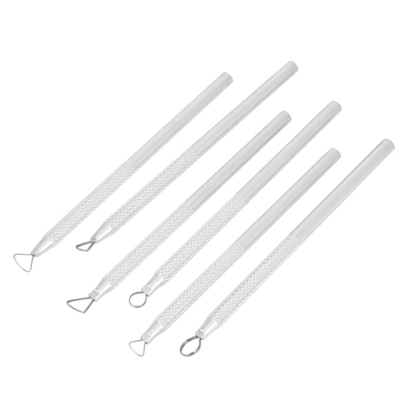 6-pack Aluminium Alloy Engraving Scraper Carving Tool Kit for Clay Ceramics