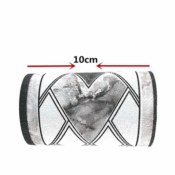 Selvklebende tapetbord vanntett 10 cm x 5 meter (grå)