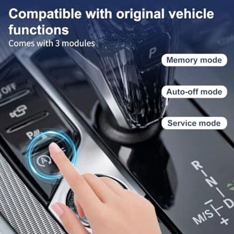 Automatisk start- og stopsystem til VW Golf 7, 7.5, Passat B8, B8.5, Touran, T-Roc, Arteon, med kontrolkabel, automatisk