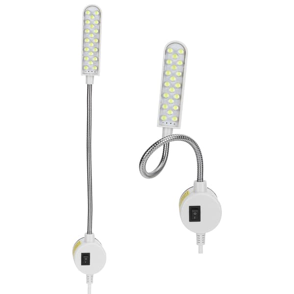 Sewing Machine LED Lamp 20 LED Energy Saving Gooseneck Work Light EU AC 110‑250V 0.2 0.2