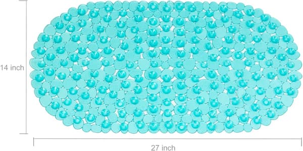 Pebbles badematte oval sklisikker badekarmatte med sugekopper, Dr