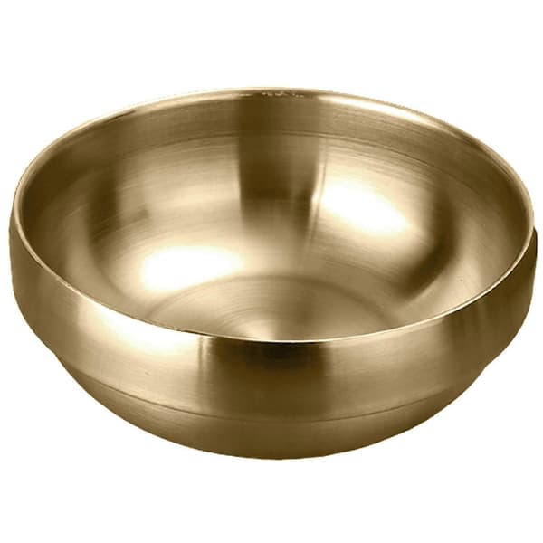 Rustfri Varmeisoleret Rund Skål til Risotto Køkken Spisebordservice 14cm 14cm