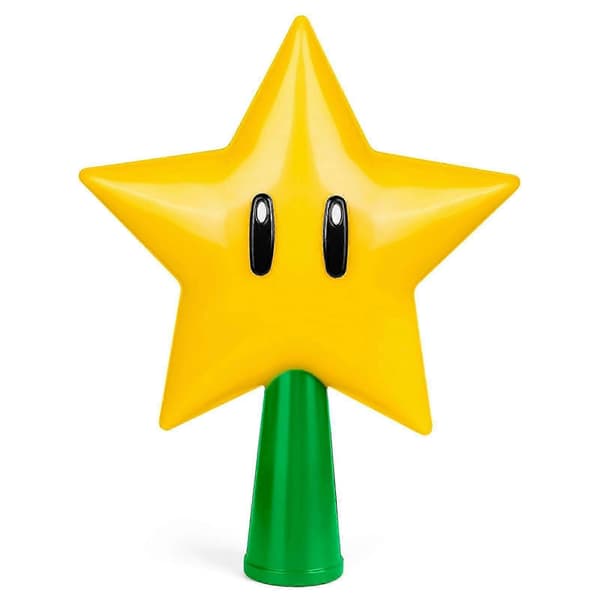 Julestjerne Mario Star Superdekorasjoner med LED-belysning: Kobles til
