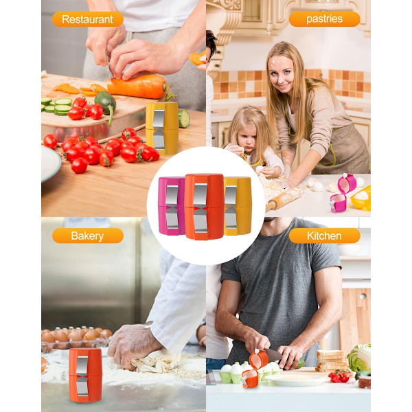 Eggeskallknekker - 3 Deler - Eggeskiver - Rustfritt Stål - Eggeskallåpner - Egghodeutskiller