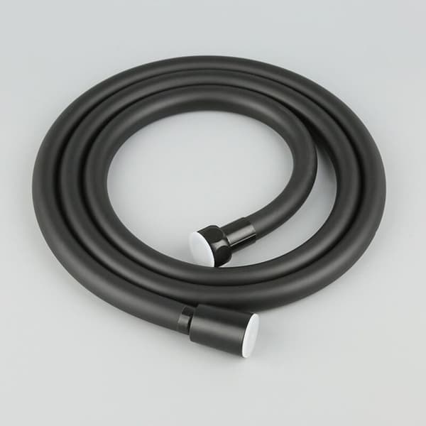 1.5M Explosion-Proof Black PVC Flexible Shower Hose for Bathroom