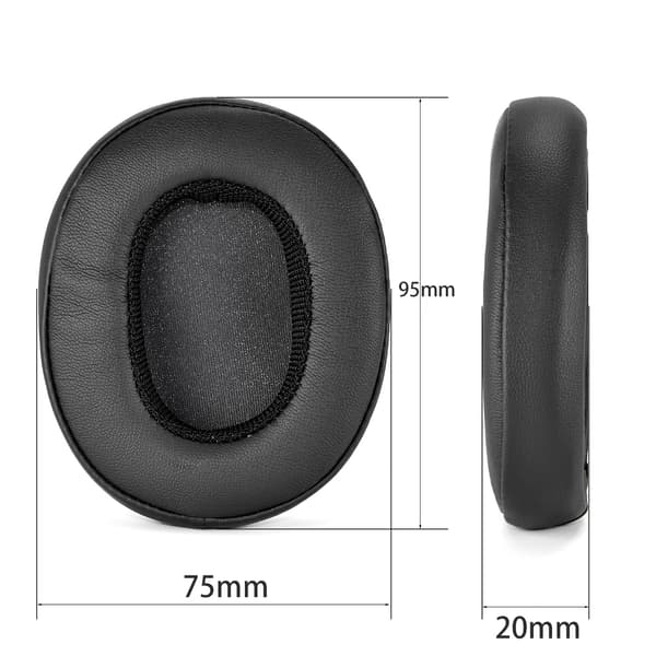 Ørepuder til Skullcandy Crusher Wireless/Crusher ANC/Hesh3 Sort