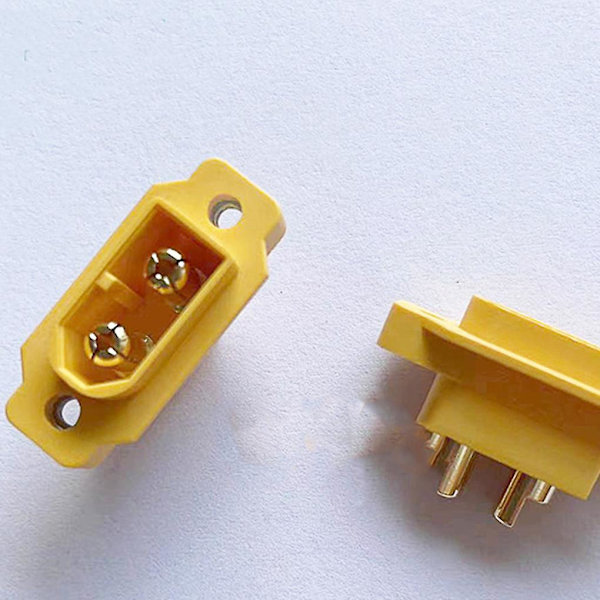 Amass 10 Pieces XT60 XT60E XT60E-M Embedded Connectors with Hexagon Socket