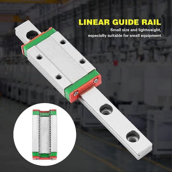 100 mm MGN9H 9 mm Miniature Linear Rail Guide Width + Slide Block for 3D Printer and CNC Machine