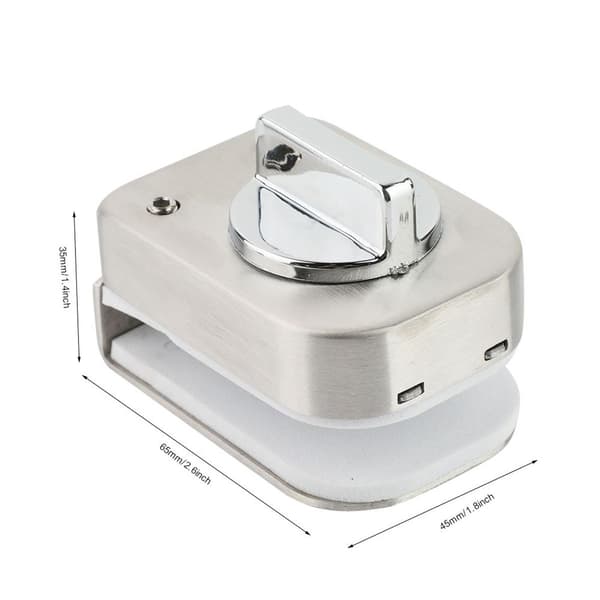 Stainless Steel Toilet Lock for Bathroom Security