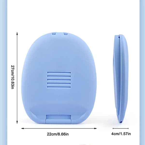 Nap Pillow, Neck Pillow, Foldable Desk Sleeping Pillow, Memory Foam Pillow, Neck Support for Students Adults Napping, Blue