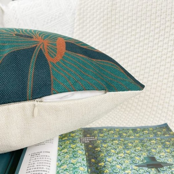 4-pack Kuddfodral Slängkuddar Rustika Soffa Kuddar