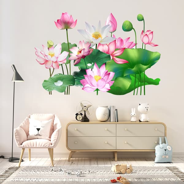 Nasturtium Veggdekor for Stue og Soverom, Stil 2 Dekorasjon