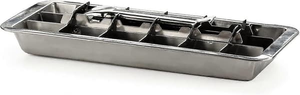 SBSGV Ice Cube Tray | 18/8 Stainless Steel | 18 Compartment Ice Cube Tray | Easy-to-Use Handle