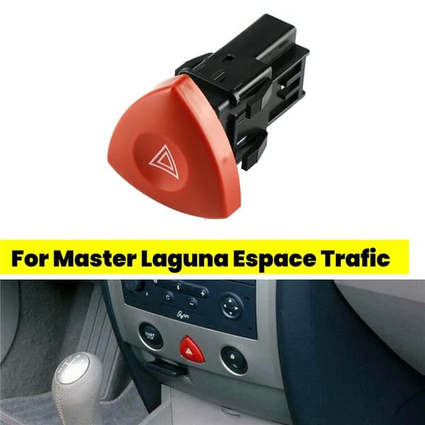 Hazard Warning Light Switch Button for Master Space Traffic Vivaro 8200442724,93856337