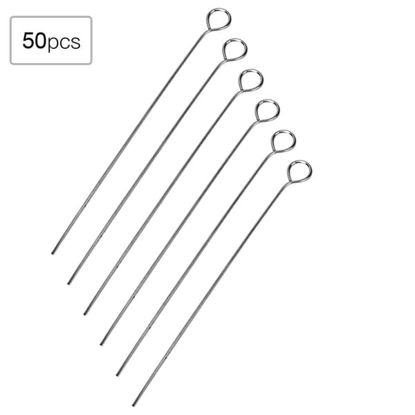 50 pcs Inoculating Loop Lab Bacterial Culture Microbiology Uses Nichrome Needle Tip