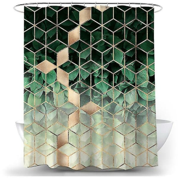 1 stk. bruseforhæng Geometrisk enkelt bruseforhæng til ophæng (Grøn 180 180 cm)