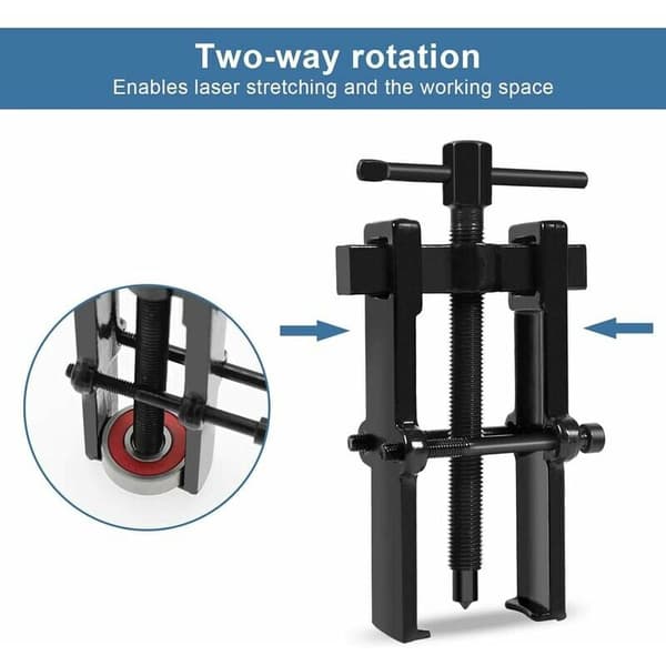 Two-jaw bearing puller - Adjustable wheel bearing puller Hand tool (3 (38×65)