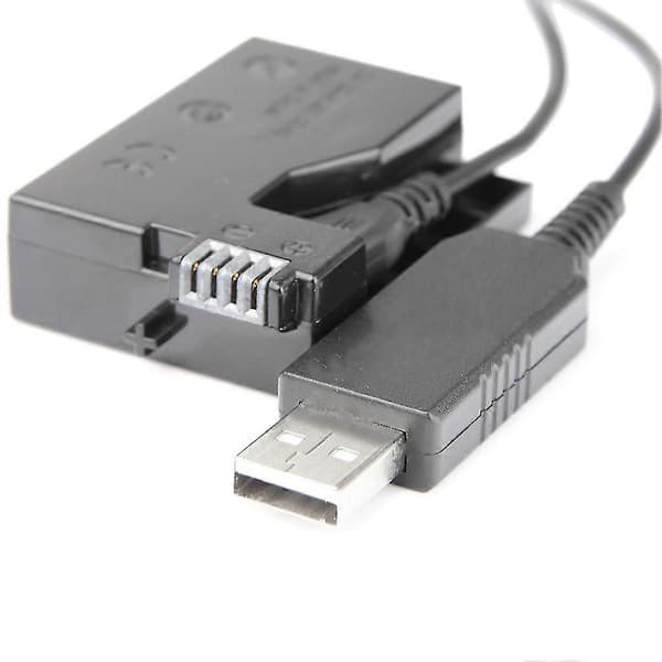 USB-kabel Ack-e8 -e8 (LP-E8 LP E8 Dummy Batteri DC Grip) til 550D 600D 650D 700D T2i T3i T4i X