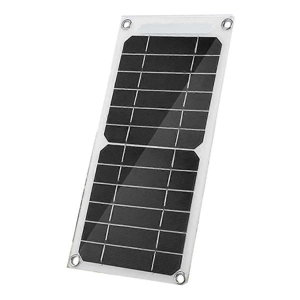5V 6W Solcellepanel Bærbart Batteripanel Solcellelader Mobiltelefon Mobil Strøm For Utendørs Vandring Camping