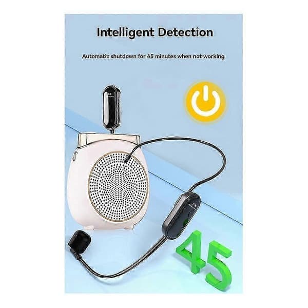 2.4G Trådløst Mikrofon Headset Lang Rækkevidde 30M til Stemmeforstærker, Højttaler, Karaoke, Undervisning, Udendørs Tale