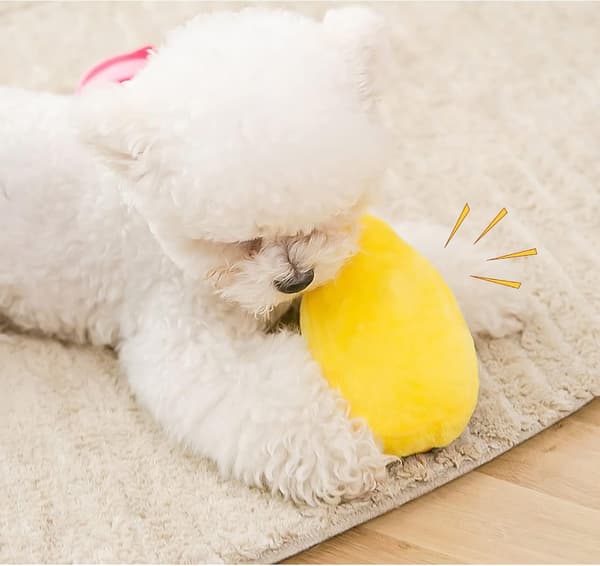 Puppy Plush Slipper, Funny Interactive Dog Toy, Cleans Teeth and Reduces Boredom
