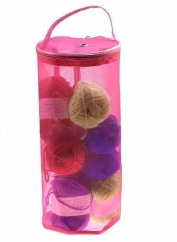 Simple Yarn Bag / Storage Red