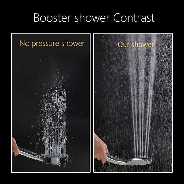 300 Holes Pressurized Shower Head Square Handheld Shower Head Pres