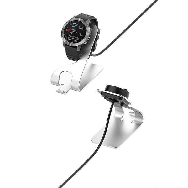 Garmin-Forerunner 55 -älykellon laturiteline, latausteline, telakointiasema, hopea Silver