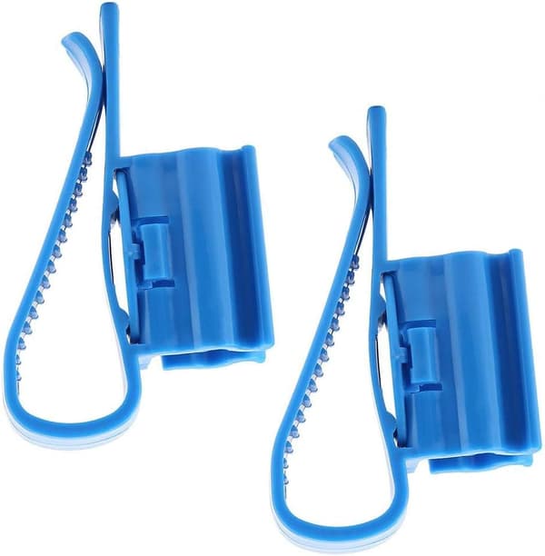 2 Pcs Plastic Hose Holder for Aquarium Water Pipe Clamp Adjustable, ZQKLA
