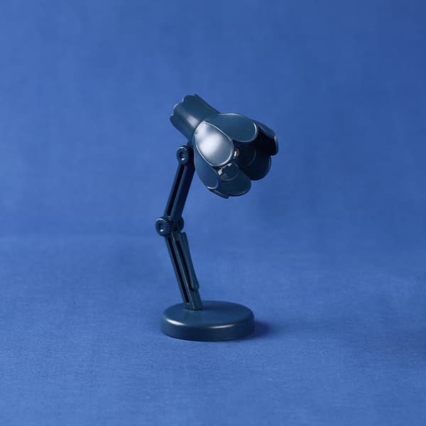 Gul Mini liten bærbar LED-leselampe som kan brettes rundt