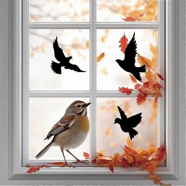 16 Pcs Large Anti-Collision Window Decals Hummingbird Window Decals Glass