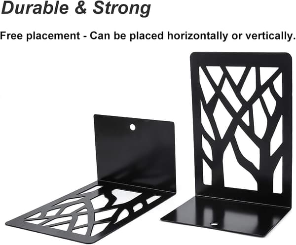 Bookends 1 Pair Metal Bookends Innovative Tree Bookends, Children B