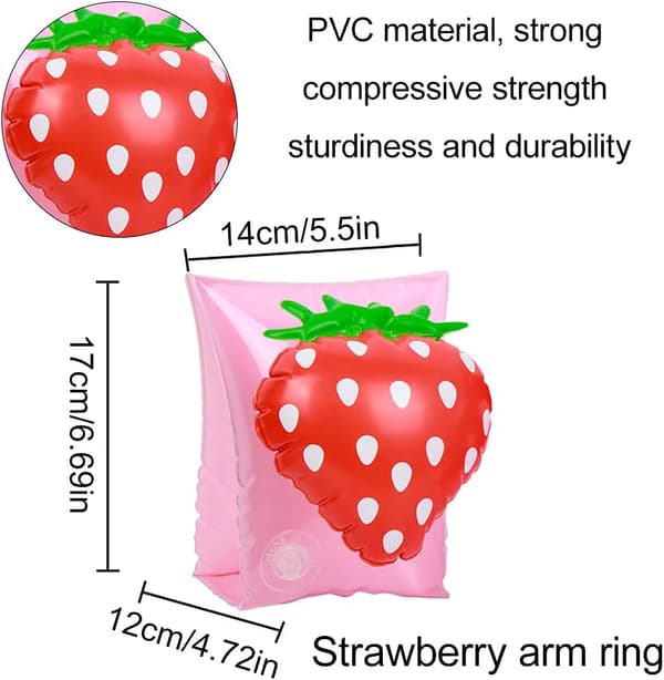 Inflatable Armbands, Swimming Pool Float Arm Bands for Children 3+