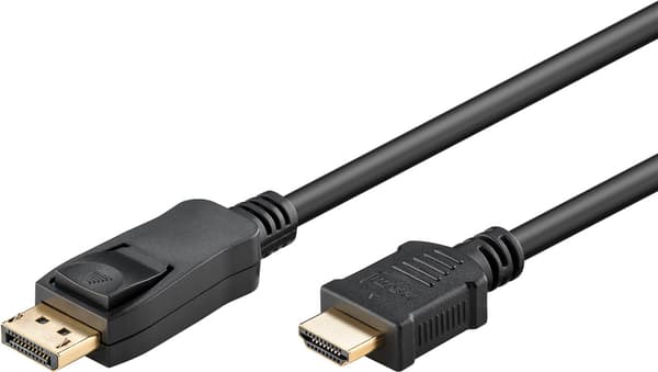 DisplayPort to HDMI Cable Svart