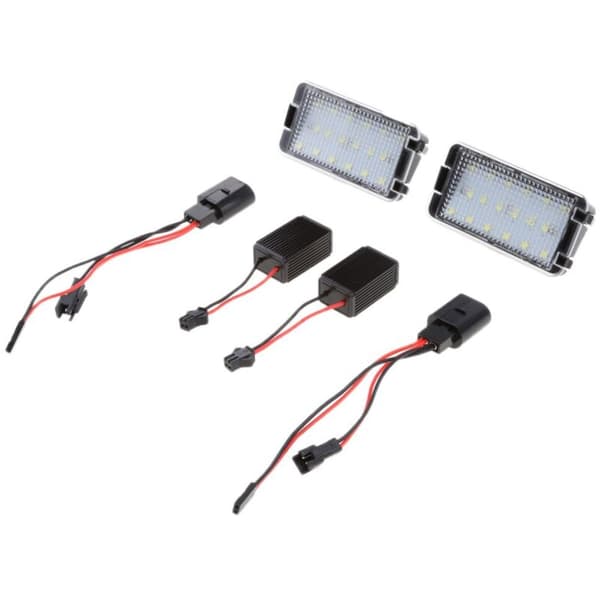 2 stk 18 LED Super Lyse Nummerpladelys til Seat Toledo