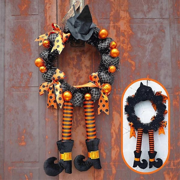 2025 Seneste Model Halloween Dekorationer Udendørs Halloween Dørkrans 34 cm Hal