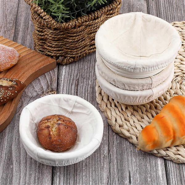 5-inch Banneton Bread Basket Round Dough Sourdough Proofing Basket Dough Proofing Bowls with As Shown As Shown