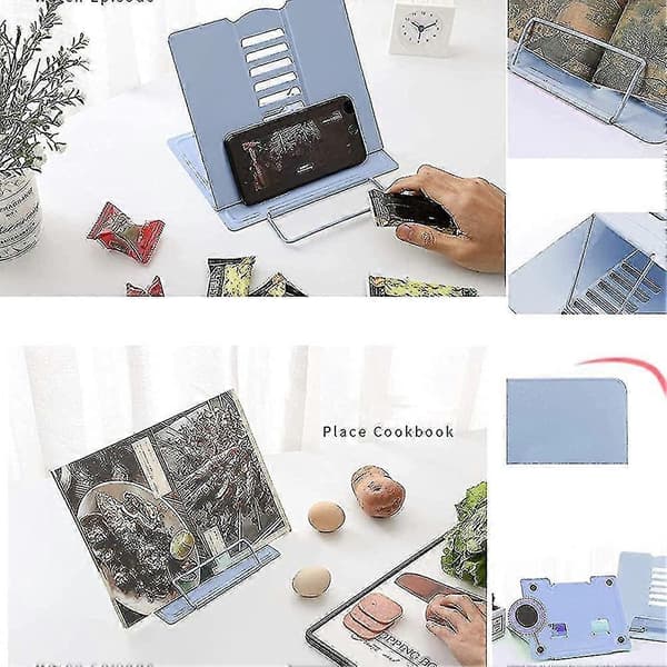 Metal Reading Stand. Cookbook Holder. Multifunctional Book Stand