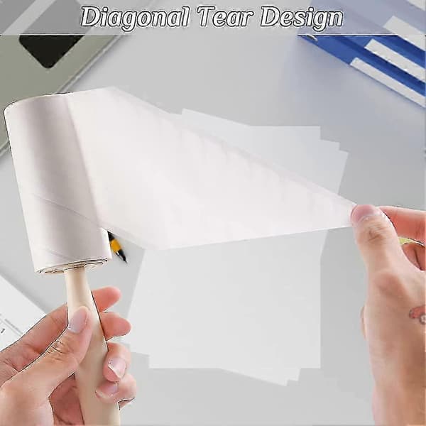 6 Rolls of 360 Sheets Plush Roller, Extra Sticky Plush Roller, Anti-Dust Cleaner