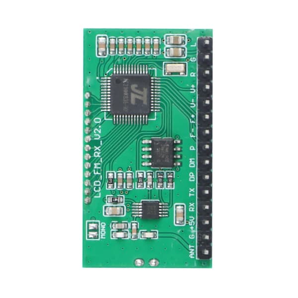 Radiomodul Seriell Port Frekvensmodulering Trådløst Lydmottakerkort 3-5v 40ma Uart Stereo
