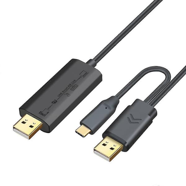 Usb2.0 Computer Data Kopieringskabel Han Til Han Computer Dataoverførsel Type-c