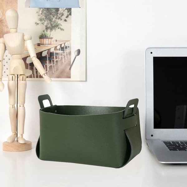 Gavekurver for gaver - Valetbrett Organizer - Skinnkledd kommode Grønn