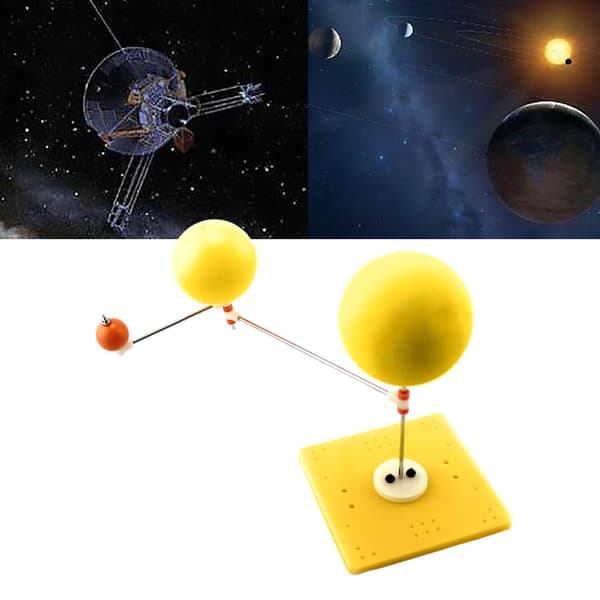 DIY Earth Moon Sun Sport Demonstration Intuitive Teaching Aid Tool Kids Science Education Toy
